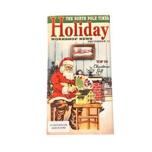 Holiday Workshop News The North Pole Times Storage‎ Book Box